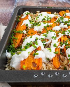 Paahdettuja porkkanoita