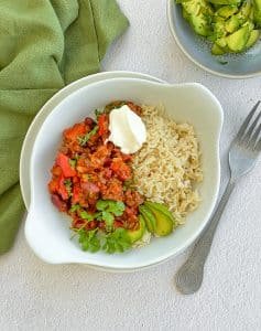 Chili soijarouheesta