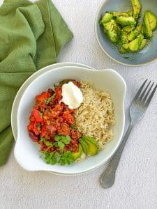 Chili soijarouheesta