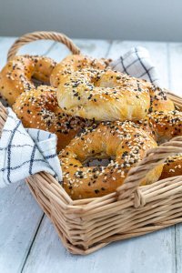 Helpot bagelit airfryerilla