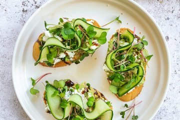 Bruschetta versohummuksella